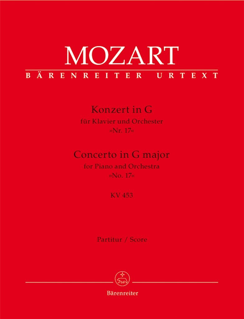 Concerto for Piano and Orchestra No. 17 in G major K. 453